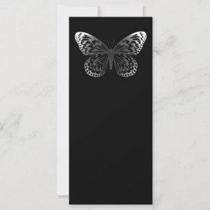 Carte Papillon gris