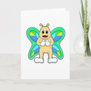 Carte Papillon heureux