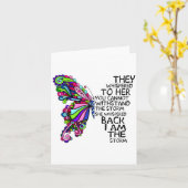 Carte Papillon, Ils Lui Faisaient Un Whissi, Vous Ne Pou (Fleur jaune)