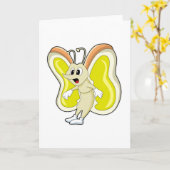 Carte Papillon jaune (Fleur jaune)