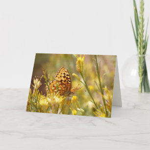 Carte Papillon Jaune, Vierge Tous les salutations d'occa