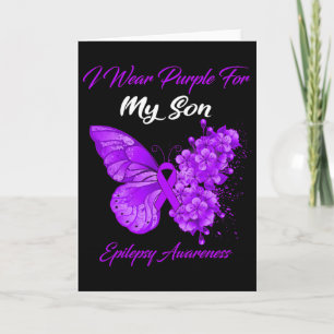 Carte Papillon Je Porte Du Violet Pour Mon Fils Sensibil