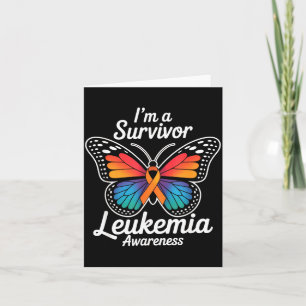 Carte Papillon je suis un survivant sensibilisation à la