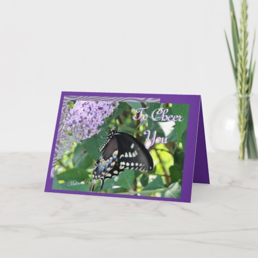 Carte Papillon Joie-personnaliser (Devant)