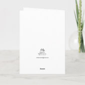 Carte papillon Joyeux Anniversaire (Dos)