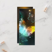 Carte Papillon lumineux et papillons de nuit (Devant/Arrière en situation)