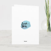 Carte Papillon mignon avec message d'anniversaire pour m (Dos)
