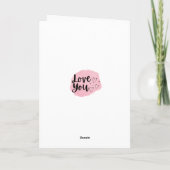 Carte Papillon mignon avec message d'anniversaire pour m (Dos)