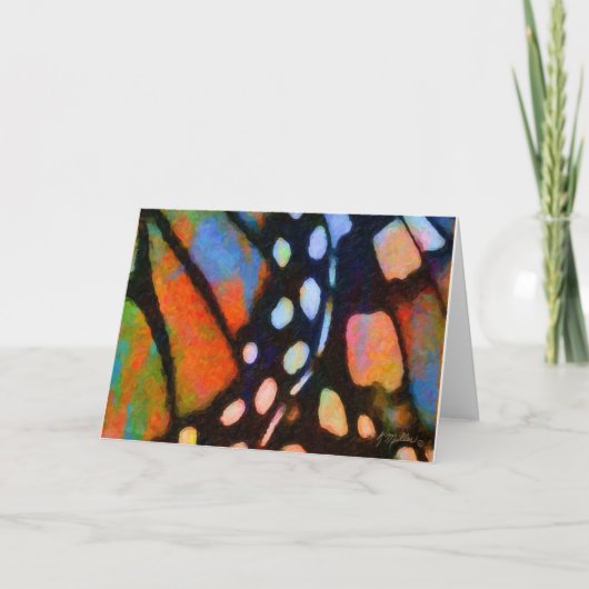 Carte Papillon monarque (Devant)