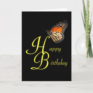 Carte Papillon Monarque Anniversaire