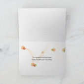 Carte Papillon Monarque sur Milkweed (Intérieur)