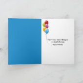 Carte Papillon Morpho Commun de Fête d'Anniversaire Fais (Intérieur)