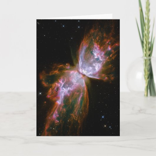 Carte Papillon / Nébuleuse du bogue (télescope Hubble) (Devant)