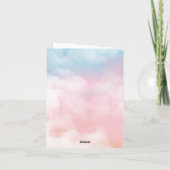 Carte Papillon onirique esthétique (Dos)