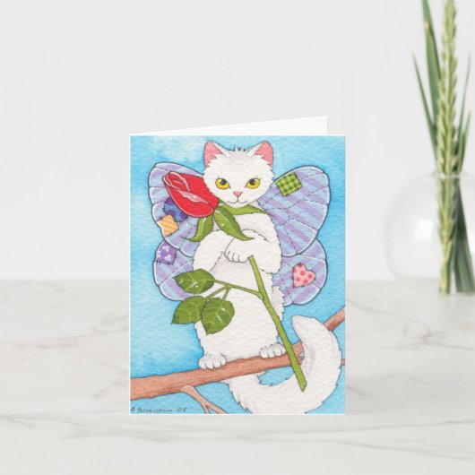 Carte Papillon Patchwork (Devant)