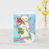 Carte Papillon Patchwork (Fleur jaune)
