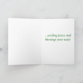 Carte Papillon pensant à vous (Intérieur)