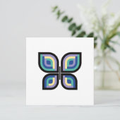 Carte Papillon Pétal Prism (Debout devant)