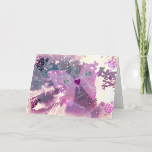 Carte Papillon Rêveuse Romantique