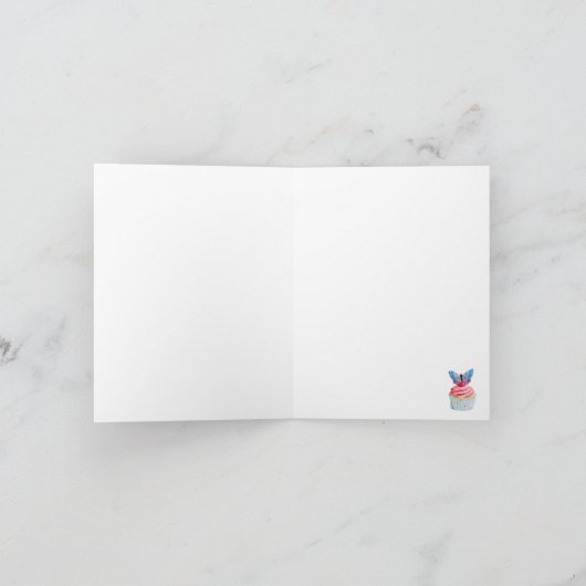 Carte Papillon rose (Intérieur)