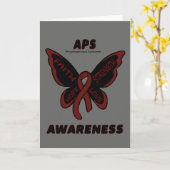 Carte Papillon/sensibilisation...APS (Fleur jaune)
