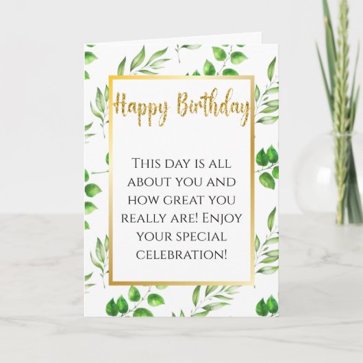 Carte Papillon Sentimental Anniversaire Rose Floral Mign (Devant)