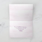 Carte Papillon sur la Fleur du cône 66e Anniversaire Car (Intérieur)