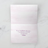 Carte Papillon sur la fleur du cône 69e anniversaire Car (Intérieur)