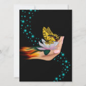 Carte Papillon sur Lotus Bloom (Devant)