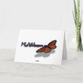 Carte Papillon Swallowtail III Belle photo colorée (Dos)