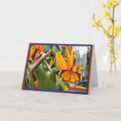 Carte Papillon Tigre ordinaire (Fleur jaune)