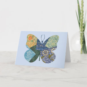 Carte Papillon Vintage Floral Card Series 1