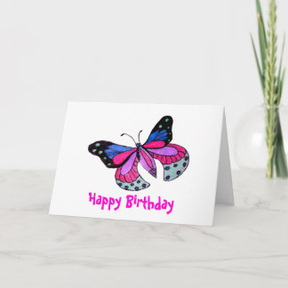 Carte Papillon volant