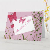 Carte Papillons (Fleur jaune)