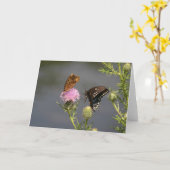 Carte Papillons (Fleur jaune)