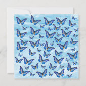 Carte Papillons bleus (Devant)