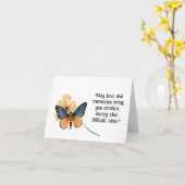 Carte Papillons Comfort (Fleur jaune)