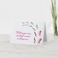Papillons d'anniversaire en blanc