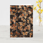 Carte Papillons de monarque (Fleur jaune)