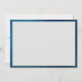 Carte Papillons d'or sur un Arrière - plan bleu (Dos)