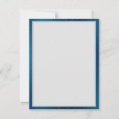 Carte Papillons d'or sur un Arrière - plan bleu (Dos)