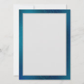 Carte Papillons d'or sur un Arrière - plan bleu (Dos)