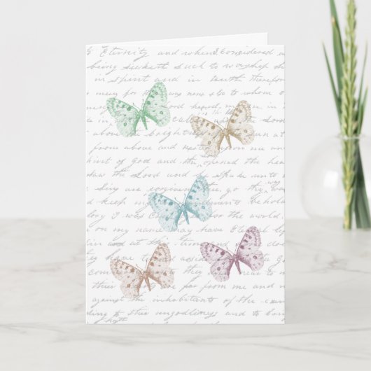 Carte Papillons doux (Devant)