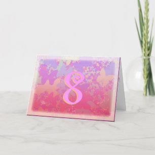 Carte Papillons en pastel