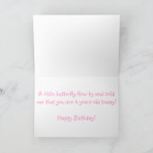 Carte Papillons en pastel (Intérieur)