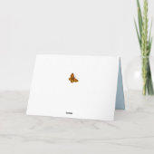 Carte Papillons et fleurs (Dos)