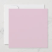 Carte Papillons et fleurs décoration pastel (Dos)