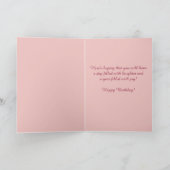 Carte Papillons et fleurs modifiables Anniversaire (Intérieur)