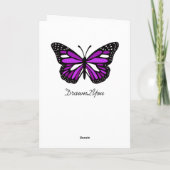 Carte Papillons Meilleurs sentiments (Dos)