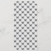 Carte Papillons noirs et blancs (Devant / Derrière)